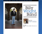 The Billy Wright Band: Graphic Design by Peter Dama